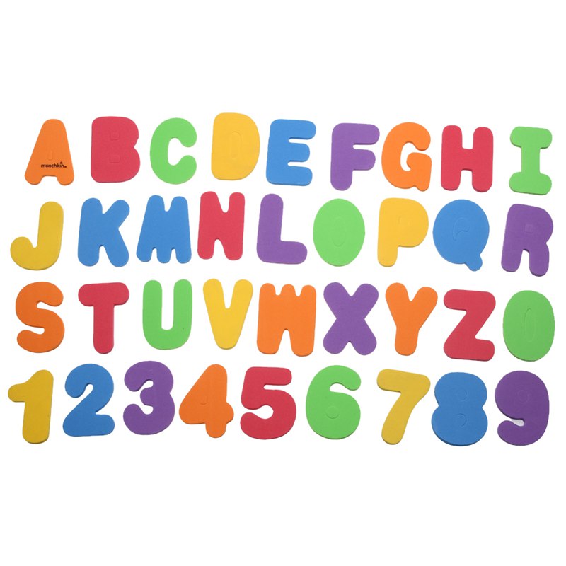 Kids Floating Bath Letters and Numbers