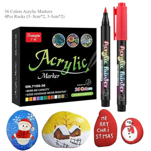 Acrylic Paint Pens with 36 Colors