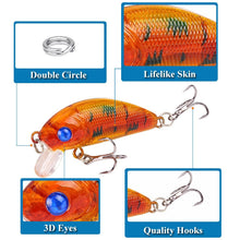 Load image into Gallery viewer, 1 Piece Minnow Fishing Lure
