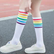 Load image into Gallery viewer, Rainbow Long Socks
