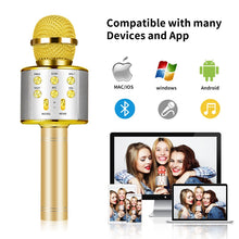 Load image into Gallery viewer, Bluetooth Karaoke Wireless Microphone
