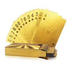 Load image into Gallery viewer, Gold Leaf Poker Cards
