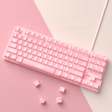 Load image into Gallery viewer, Cute Pink Wired Keyboard and Mouse Set
