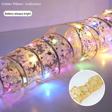 Load image into Gallery viewer, Ribbon Fairy Christmas Lights
