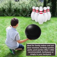 Load image into Gallery viewer, Giant Inflatable Bowling Set for Kids
