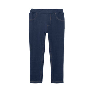 Little Girl's Dark Blue Denim Jegging