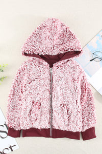 Little Girl's Faux Fur Hooded Jacket