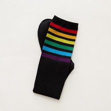 Load image into Gallery viewer, Rainbow Long Socks
