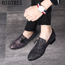 Load image into Gallery viewer, Men&#39;s Glitter Loafers
