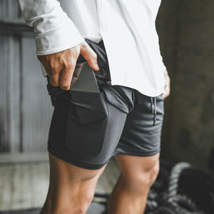 Men's 2-in-1 running shorts