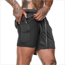 Load image into Gallery viewer, Men&#39;s 2-in-1 running shorts
