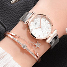 Load image into Gallery viewer, Luxury Magnetic Quartz Bracelet Watch Set
