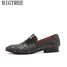 Load image into Gallery viewer, Men&#39;s Glitter Loafers
