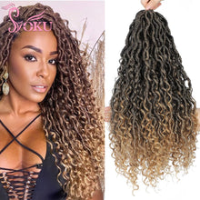 Load image into Gallery viewer, Goddess Faux Locs Hair Extensions
