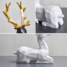 Load image into Gallery viewer, Resin Deer Statue Sculpture Ornament
