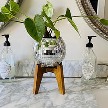 Load image into Gallery viewer, Disco Ball Flower Hanging Vase
