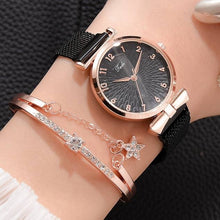 Load image into Gallery viewer, Luxury Magnetic Quartz Bracelet Watch Set
