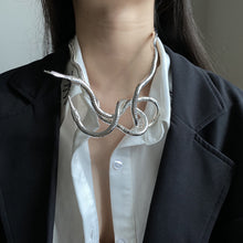 Load image into Gallery viewer, Soft Metal Snake Chain Necklace
