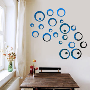 26pcs 3D Mirror Wall Sticker