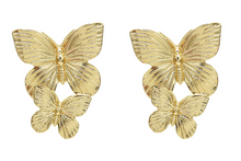 Load image into Gallery viewer, Butterfly Stud Earrings
