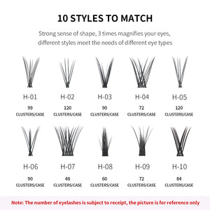 Individual Strip Eyelashes