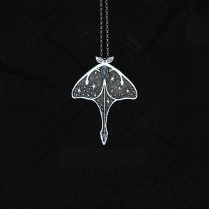 Luna Moth Necklace