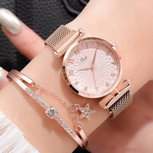 Load image into Gallery viewer, Luxury Magnetic Quartz Bracelet Watch Set
