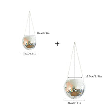 Load image into Gallery viewer, Disco Ball Flower Hanging Vase
