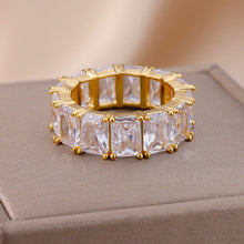 Load image into Gallery viewer, Rectangle Zircon Rings
