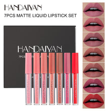 Load image into Gallery viewer, 6 Colors Fashion Liquid Lipstick Set
