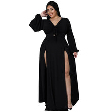 Load image into Gallery viewer, Plus Size Women&#39;s Long Sleeve Dress
