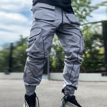 Load image into Gallery viewer, Men&#39;s Reflective Cargo Pants
