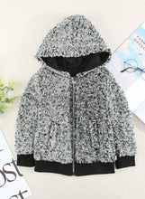 Load image into Gallery viewer, Little Girl&#39;s Faux Fur Hooded Jacket
