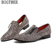 Load image into Gallery viewer, Men&#39;s Glitter Loafers
