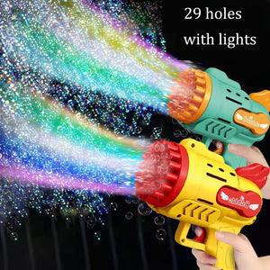 LED Bubble Gun Light Blower