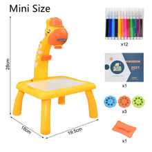 Load image into Gallery viewer, Kids Mini Led Art Drawing Table Set
