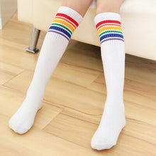 Load image into Gallery viewer, Rainbow Long Socks
