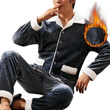 Load image into Gallery viewer, Men&#39;s Coral Fleece Sleepwear Pajamas
