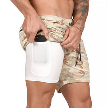 Load image into Gallery viewer, Men&#39;s 2-in-1 running shorts
