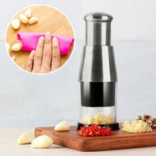 Load image into Gallery viewer, Hand Press Garlic Chopper
