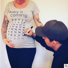 Load image into Gallery viewer, Baby Countdown Maternity Shirt
