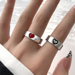 Heart-Shaped Couple Ring