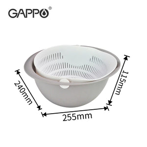 Double-layer Vegetable Washing Basin