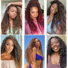 Load image into Gallery viewer, Goddess Faux Locs Hair Extensions
