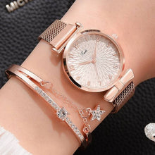 Load image into Gallery viewer, Luxury Magnetic Quartz Bracelet Watch Set
