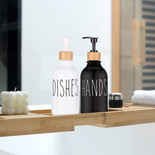 Load image into Gallery viewer, Dish Soap Bottle with Bamboo Pump
