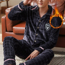 Load image into Gallery viewer, Men&#39;s Coral Fleece Sleepwear Pajamas
