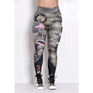 Armed Forces Print Leggings