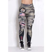 Load image into Gallery viewer, Armed Forces Print Leggings
