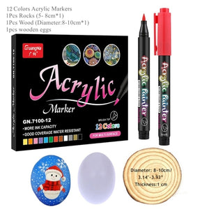 Acrylic Paint Pens with 36 Colors